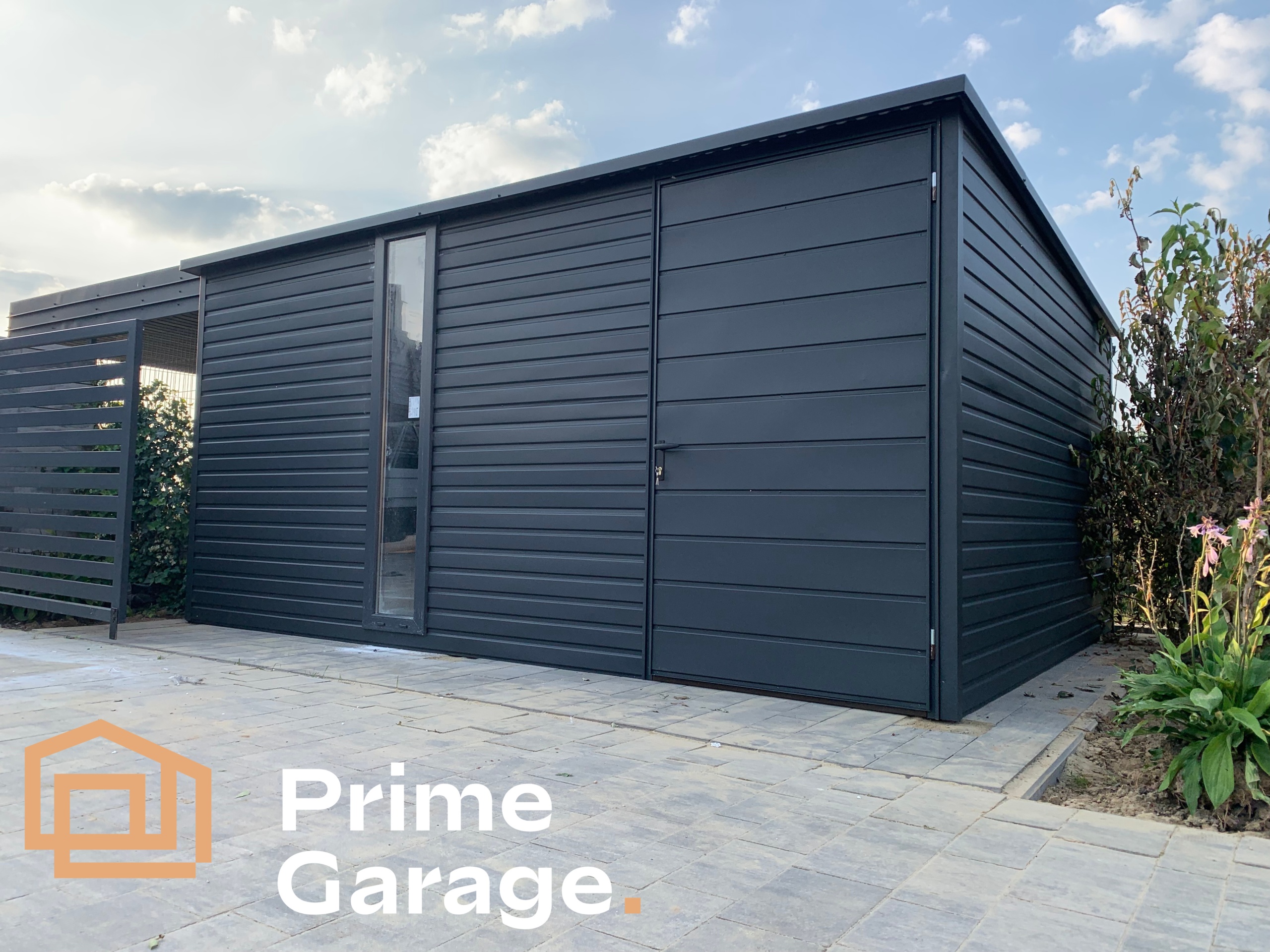 Domek: szer: 4.5m x dł: 3.5m antracyt