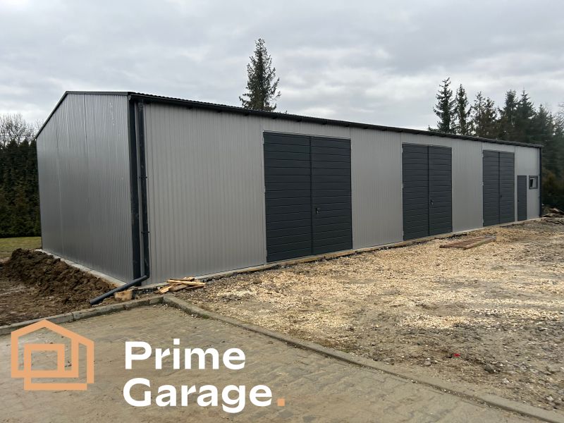 Hala: szer: 7.5m x 20m dł: srebrny