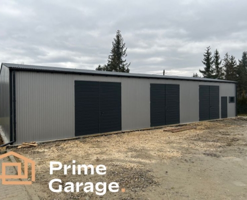 Garaże blaszane Świdnica – trwałe konstrukcje od Prime Garage
