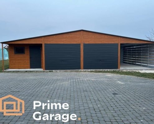 Garaże blaszane Zamość – trwałe konstrukcje od Prime Garage