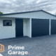 Garaż: szer: 9m x dł: 6 m biały + wnęka