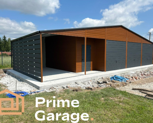 Garaże blaszane Tarnowskie Góry. Wytrzymałość od Prime Garage